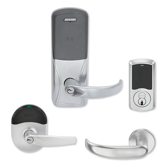 Schlage NDE and LE mobile-enabled wireless locks