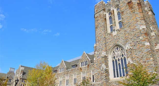 Duke University has Security Cameras at Entrance of All Residence Halls