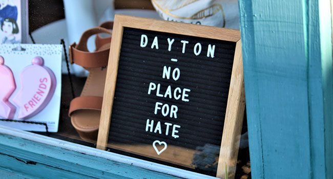 dayton sign no place for hate